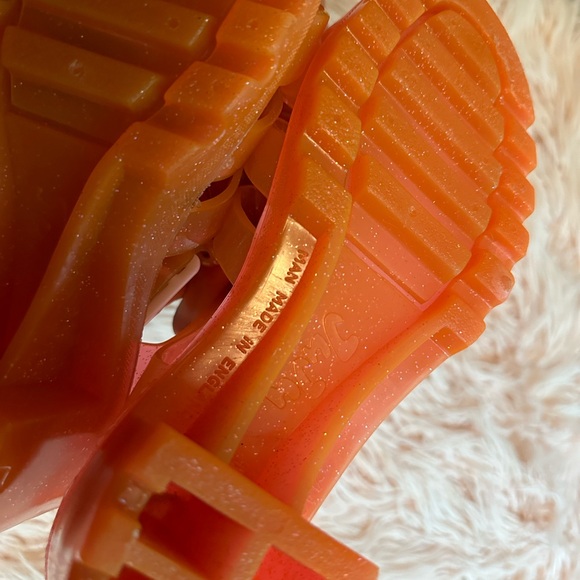 NWOT JuJu Platform Jelly Shoes Pink - Picture 11 of 12